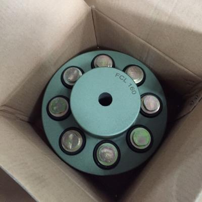 Pin Bush Coupling flexível de aço FCL 160 FCL 250 FCL 400 com luva de borracha