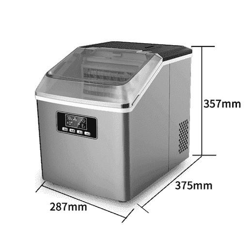 Home Small Ice Making Mini Portable Countertop Ice Maker Machine for Business Automatic Beverage 25kg Ice Storage Capacity