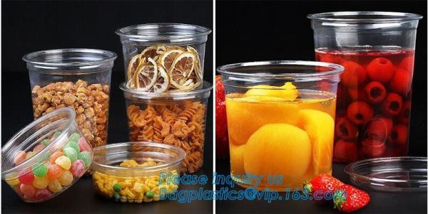 Food grade 12oz 375ml cold drink transparent biodegradebale PET disposable plastic cup/airline plastic drinking cup