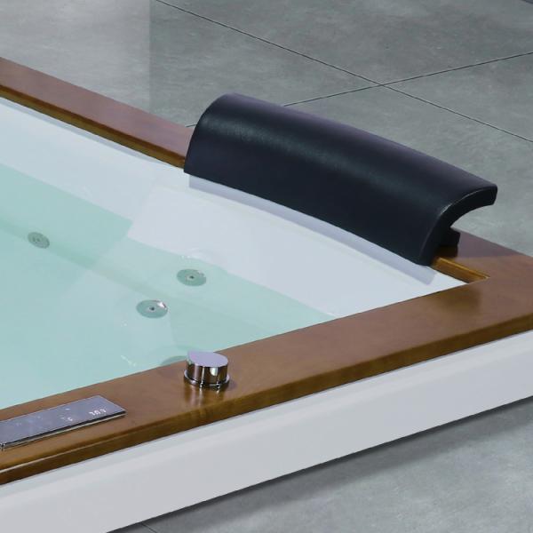 Freestanding выпущенная струю ванна в 6 ног со светами воздуха человека подогревателя 2 выпустила струю