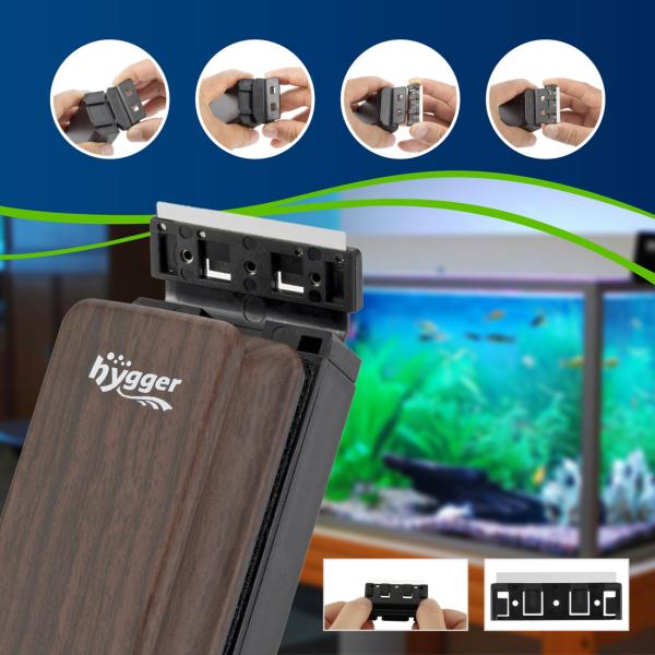 Aquarium Strong Magnetic Cleaner Algae Magnet Cleaning Tool with Scraper Floating Brush for Fish Glass Tank