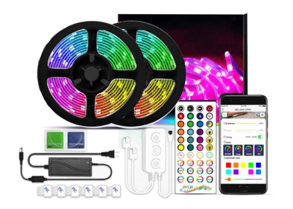 IP68 LED Flexible Strip Lights 12 Volt 24 Volt Ws2815 Led Strip Controller