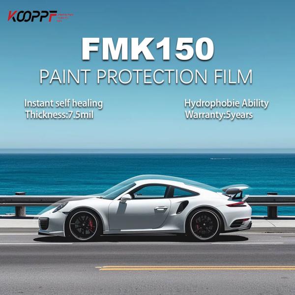 FMK150 Clear PPF 5 Years Warranty 7.5mil Thickness TPU Car Wrap Film Roll
