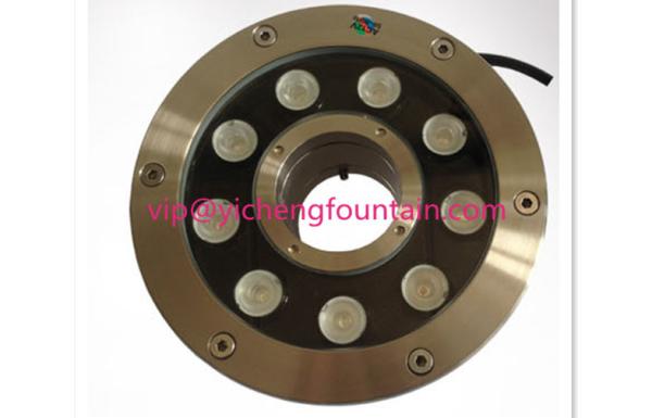 185mm Diameter  Fully AISI304 Underwater Led Fountain Lights LED DMX512 Control 9W 12W 27W 36W