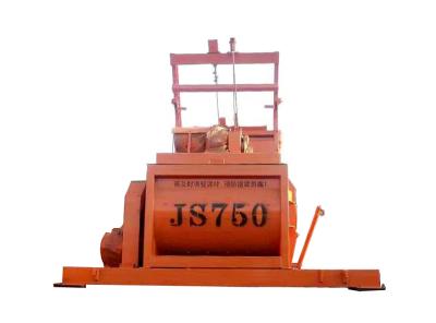 Forced Single / Double Ready Mix Machine , Fast Horizontal Shaft Concrete Mixer