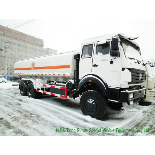 18000L 6x6 / 6x4 Offroad Liquid Tank Truck For Petroleum Oil / Gasoline / Petrol Transport