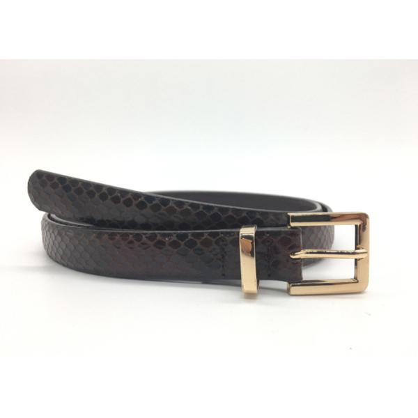 1.8 CM Snake PU Women's Fashion Leather Belt For Jeans