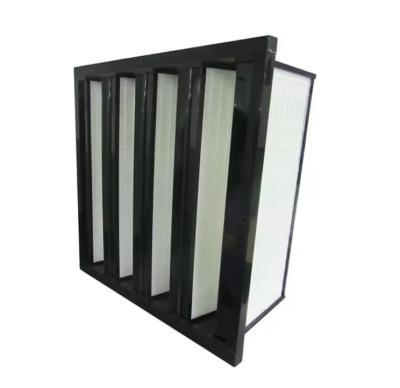 F7 F8 H13 H14 Quadro de plástico de eficiência 592 x 592 x 292 mm Filtros de ar compactos