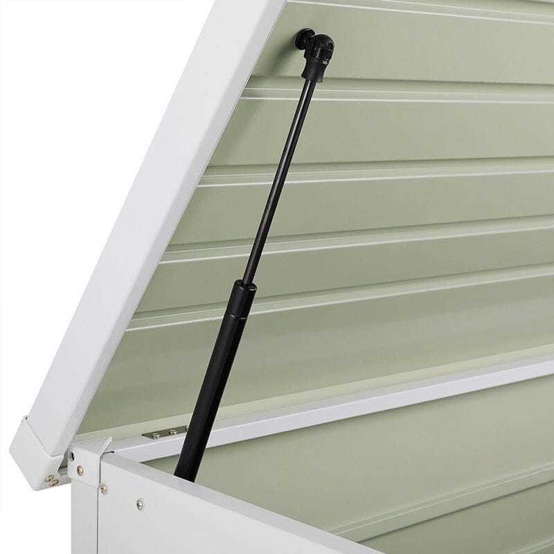 Galvanized Steel Outdoor Storage Box for Garden Tools and Cushions Sustainable Design