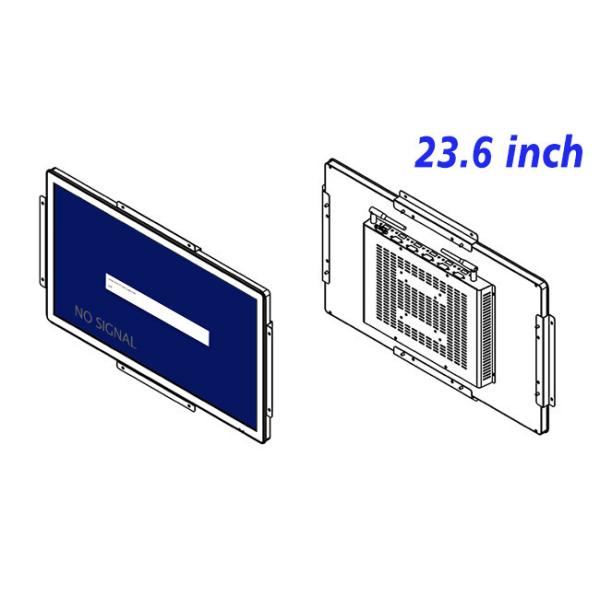 23.6-Inch Display for Automation Systems and Public Information Screens