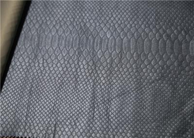 Snake Skin Pattern Leather Fabric For Handbags Wallet 0.6mm Pearlied Sky Blue