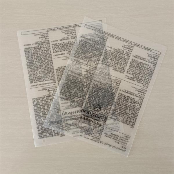 Transparent Suffocation Warning Polybag for OEM Service Accepted PET/PE CPP Packaging