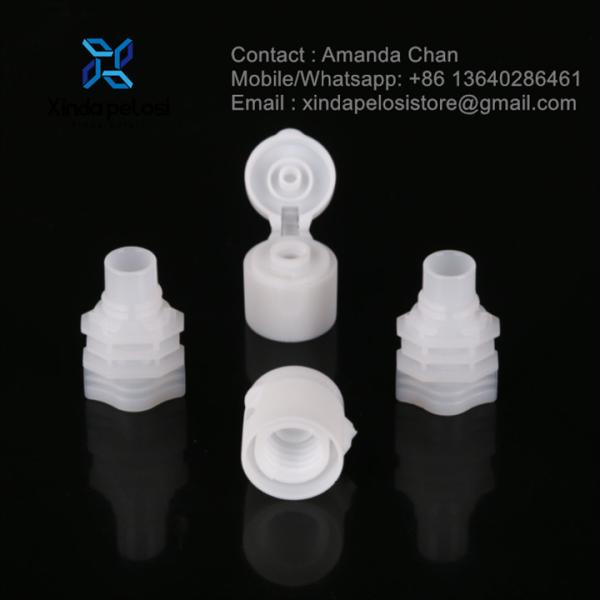 Flip Top Pour Spout Caps Stand Up Pouch Flip Cap Closures para venda