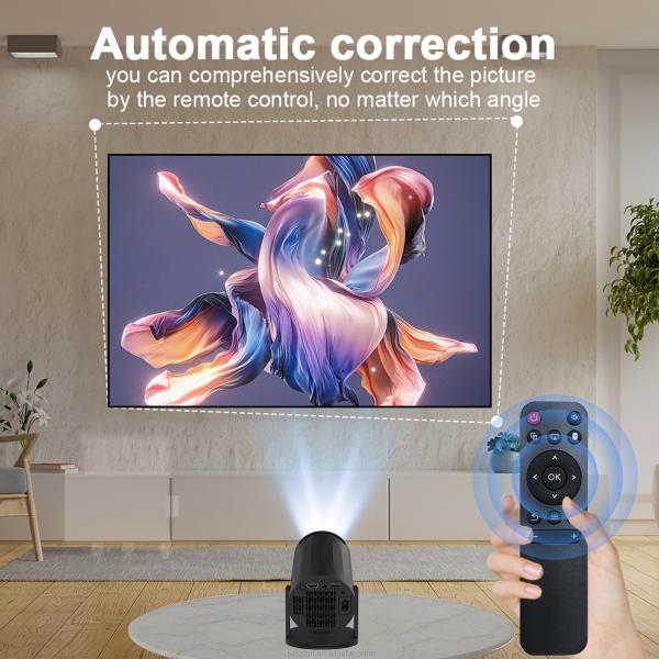 HY 300 Pro Portable Home Cinema Theater Android 11 Projector 150 ANSI H713 Chipset 720P Mini Projector 4K Max 3D Compatible