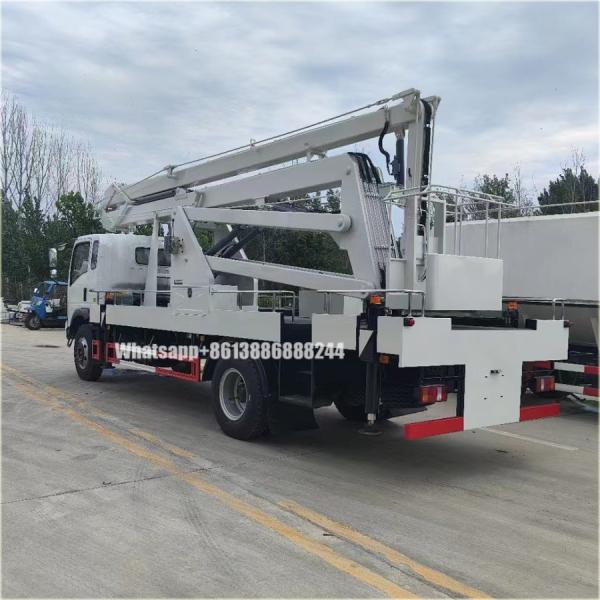 HOWO  4*2  Single-row Folding Arm High-altitude Work  Truck   Aerial Work Platform  Truck