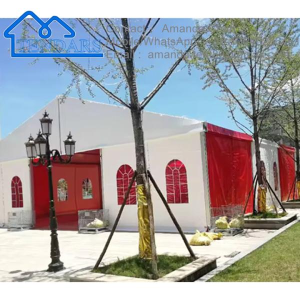 Outdoor White Customized Aluminum Wedding Large Tents Canvas Marquee Tent Event Marquee Tent