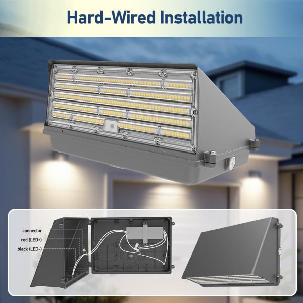 Конкурентоспособная цена регулируемая водонепроницаемая IP65 80W 60W 40W Full Cut Off Street Outdoor Wallpack Lamp Led Wall Pack Light Led