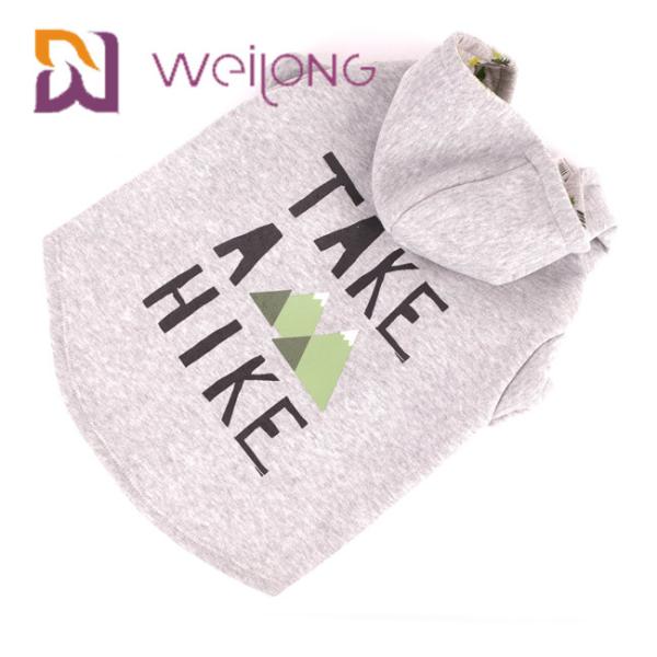 Short Sleeved E Cat Dog Fleece Hoodie Cotton Sweatshirt