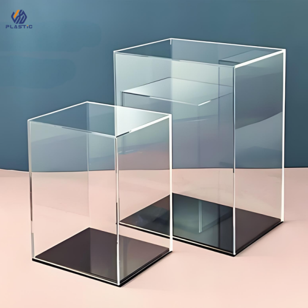 Customized Logo Transparent Acrylic Sheet Both Side Paper Film Protective