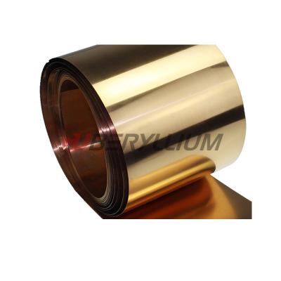 tiras do cobre do berílio do astm C17500 no RUÍDO 2,1285 da bobina 0.3x30mm CuCo2Be envelhecidas