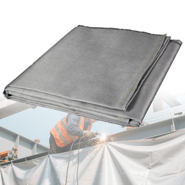 Rouleau de couverture de soudure en fibre de verre ignifuge 550C résistant à la chaleur