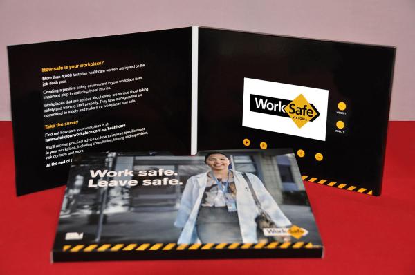 Built In Speaker Video Production Business Cards 2.8, 4.3 Flip book Video