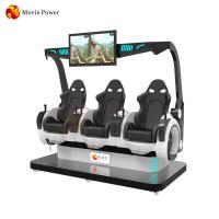 La vision 3 du cinéma 360 de l'amusement 9D VR pose le simulateur de chaise de mouvement de réalité virtuelle d'oeufs