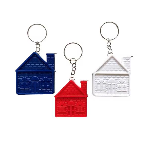 Винтапе 1 метр 3 фута Мини-дом Измерение цепочки ключей лента Имперская реклама Мини-лента мера