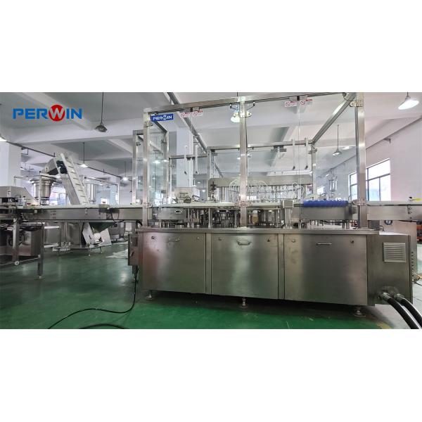 Máquina avanzada de sellado del vial con detección de tapa perdida para una línea de llenado eficiente