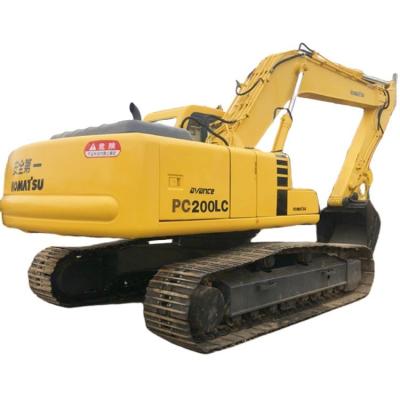 Boa condição Komatsu PC200-6 Excavator com válvula hidráulica original e peças