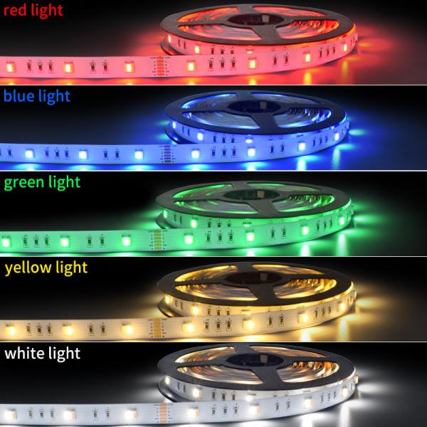 520-530nm 14.4W SMD 5050 LED Strip Light Low-temperature reflow