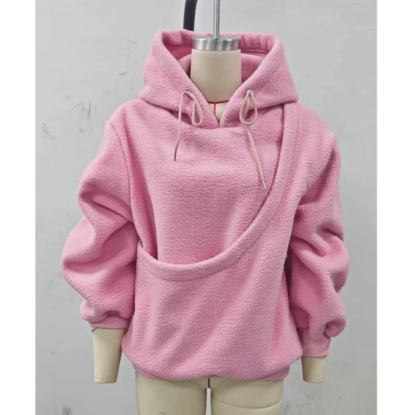 OEM/ODM Wholesale Couple Pet Cat & Dog Bag Hoodie with 3D Embroidery Cartoon Design Winter Fashionable Warm Breathable Windproof