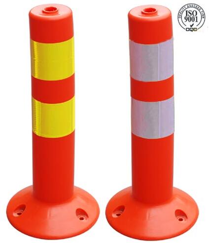 45cm Orange Plastic Spring Post
