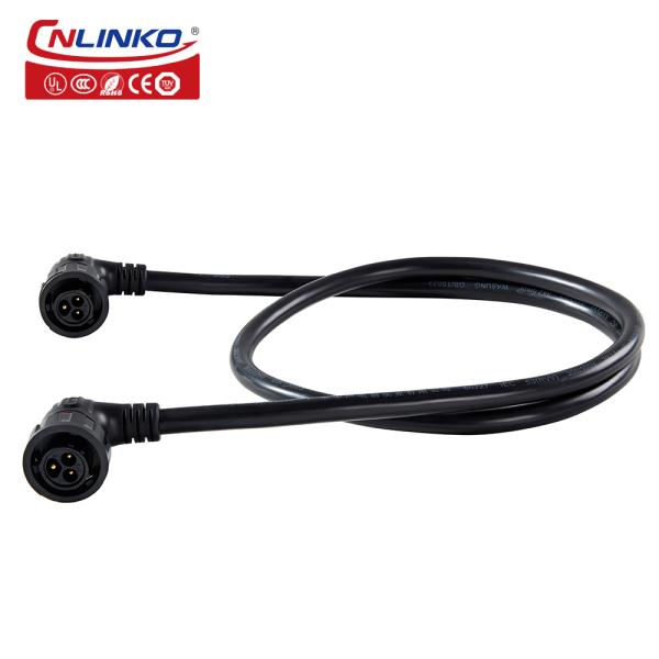Cnlinko YM 20 3 Pin Overmolded Plastic and Wire Circular IP68 Waterproof Connector
