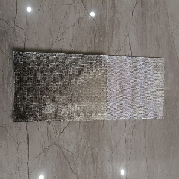 -70℃ to 280°C Aluminum Foil Fiberglass Cloth Thermal Insulation Cover And Heat Resistant Curtain Duct