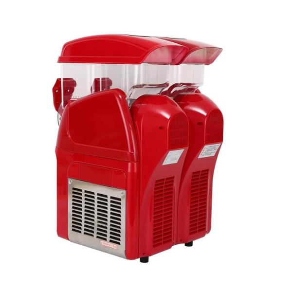 Máquina congelada 3 sabores comercial profissional 220v da lama envoltório de 360 graus em torno do CE