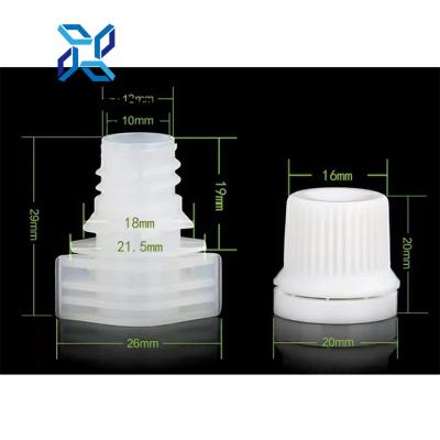 Eco-Friendly Big Size Plastic Spout Cap Easy Open For Stand Up Pouch Food Package