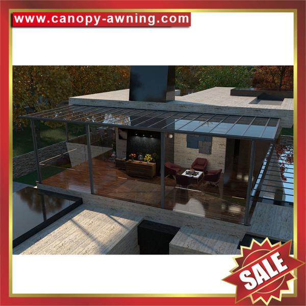 excellent outdoor backyard patio terrace balcony aluminum polycarbonate awning canopy canopies shelter for sales