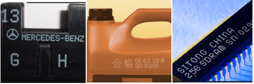 Impresora de inyección de tinta industrial de pigmento IP65 400 m/min con boquilla variable