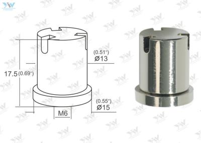 Nickel Plated Sign Hanging Hardware / Ceiling Hanging System High Precision
