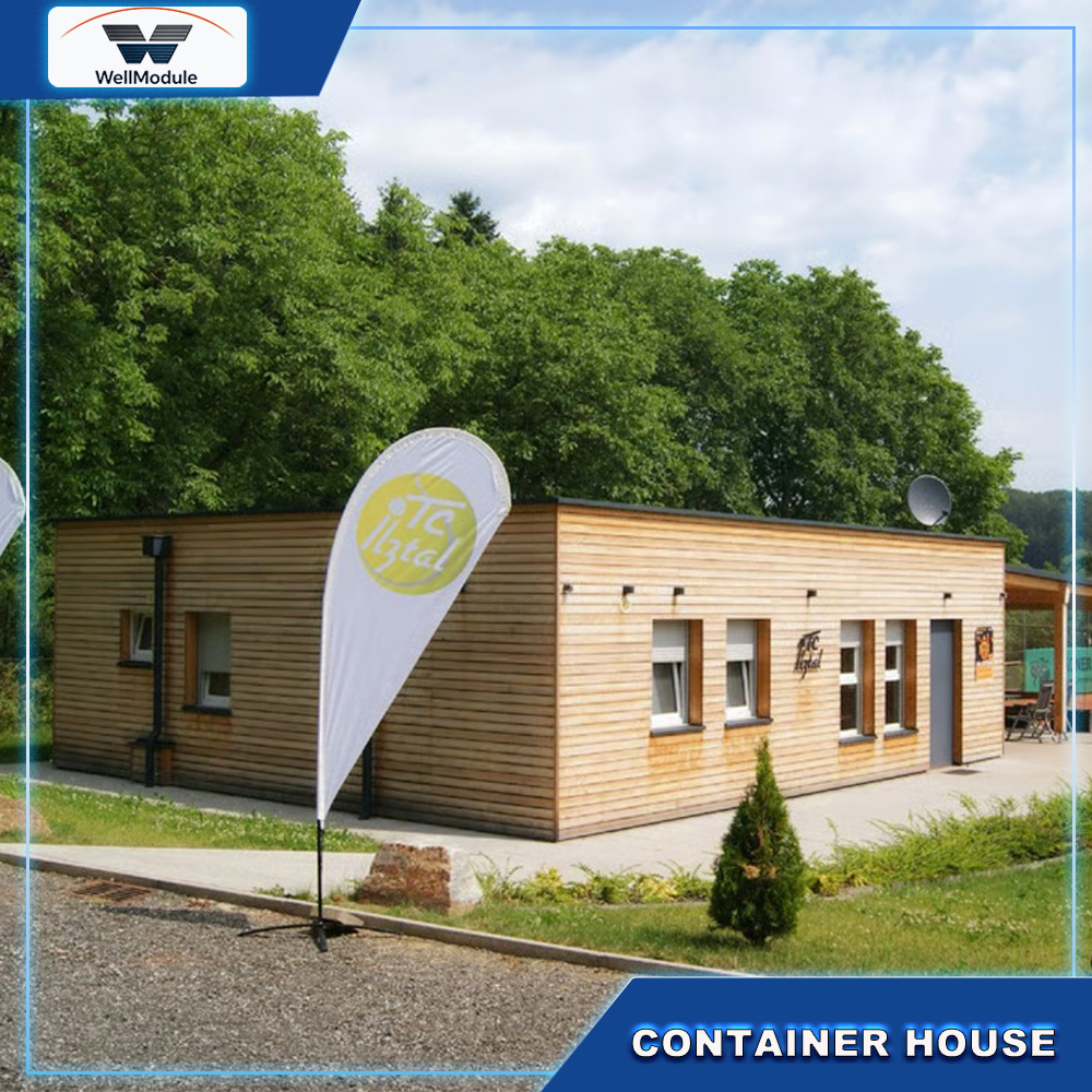 Prefabricated Container Office House with Modern Interior Design for Corporate and Industrial Business Applications