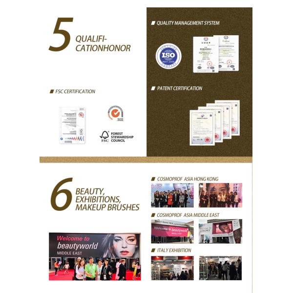 A11 poignée de poil en nylon unique fondation en bois pinceau en poudre pinceau cosmétique