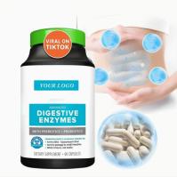 Digestive Enzymes And Bromelain Support Gut Health Probiotic Detox Supplement Capsules