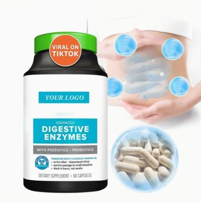 Digestive Enzymes And Bromelain Support Gut Health Probiotic Detox Supplement Capsules