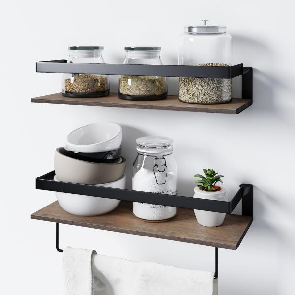 As your request Kitchen Corner Organizer Wall Mounted Type Rustic Wood Bracket Heavy Duty