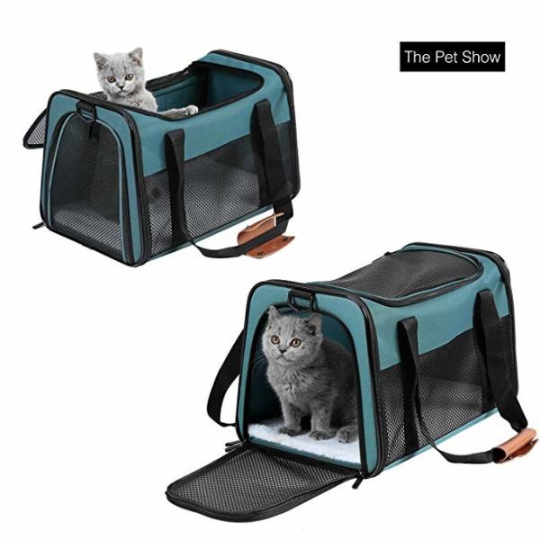 Flight Approved Dog Travel Carrier Bag , Animal Carriers For Planes Fashionable