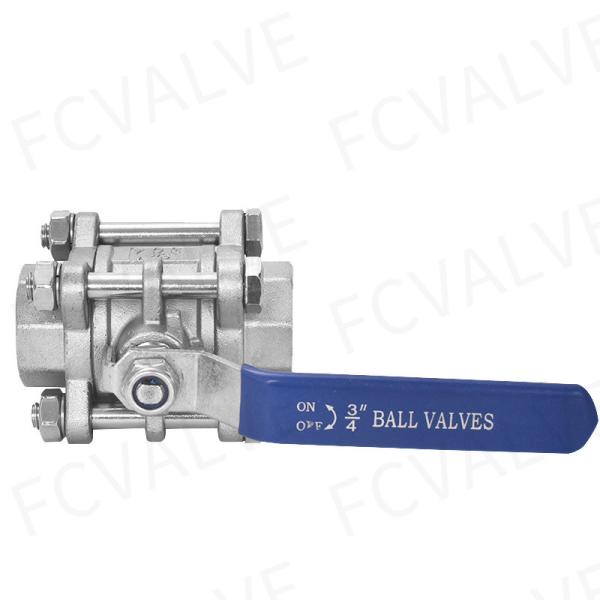 Sanitary Stainless Steel Thread Type Ball Valve End Connection NPT Model NO. Q11F-64P