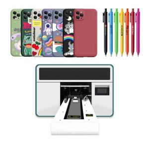 Impressora híbrida UV de couro de tamanho A3 Impressoras de jato de tinta UV de