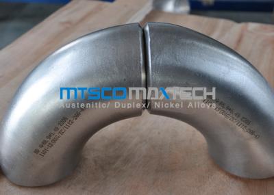 Encaixe de tubulação de aço inoxidável de ASTM A403 do grau LR do cotovelo 90