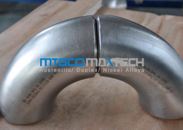 Encaixe de tubulação de aço inoxidável de ASTM A403 do grau LR do cotovelo 90